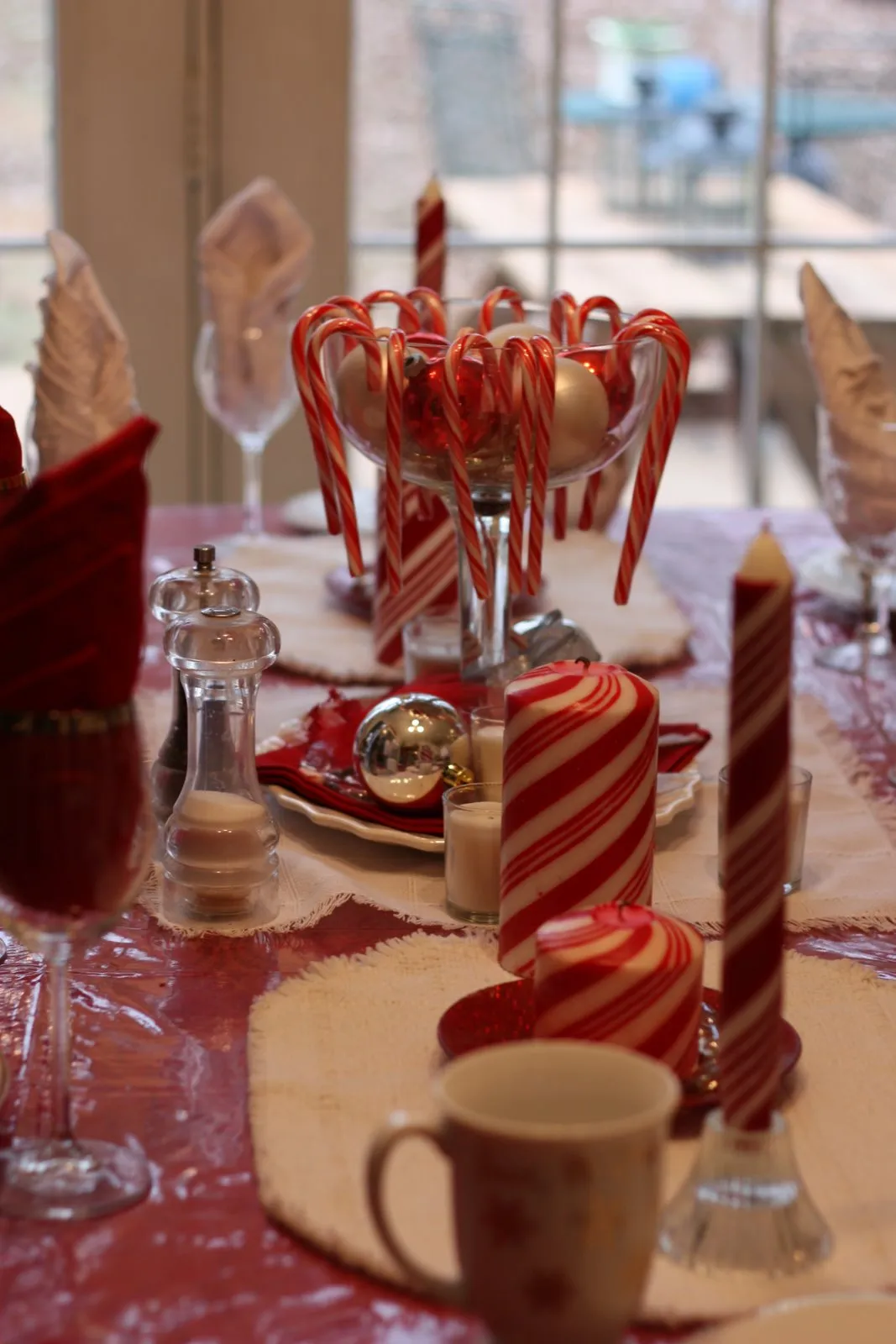 Candy Cane Table Theme: Cute Kids' Tablescape