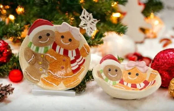 Christmas Ceramic Decorative Candy Dishes Ceramic Christmas Gingerbread Man Candy Bowl-Set Of 2, Home Décor, Gift For Her, Gift For Mom, Kitchen Décor, Christmas Décor Michaels