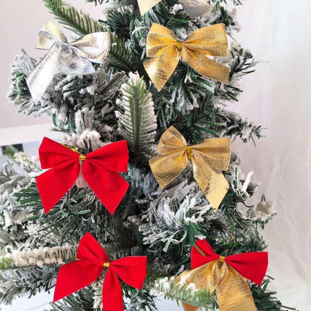Christmas Decorations , Velvet And Bright Cloth Bow Decoration Gifts , Christmas  Tree DIY Layout – buy the best products in the Ayzeze online store