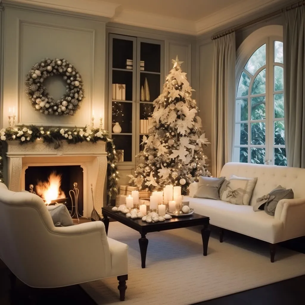 Christmas Elegance: Timeless Living Room Decorating Inspirations | Fancy  House Design