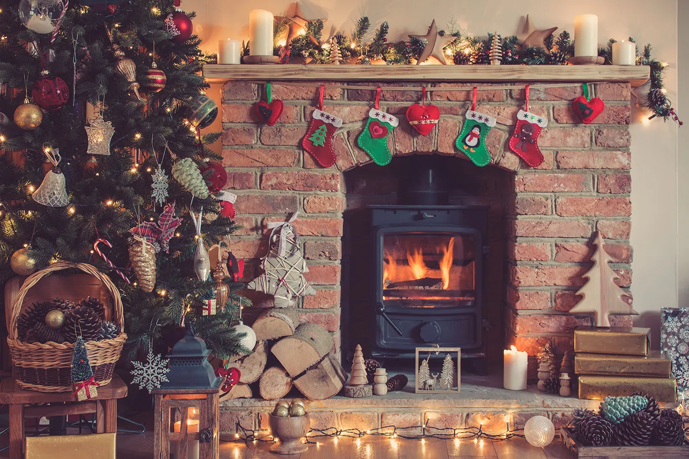 christmas fireplace decorating tips - The Fireplace Studio Brighouse