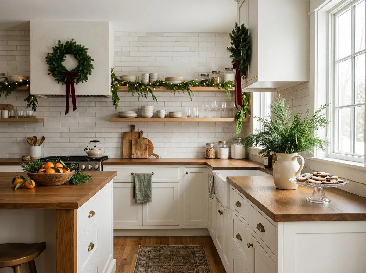 Christmas Kitchen Ideas: 22 Cozy Looks That Still Work for Cooking - bloomhomeideas