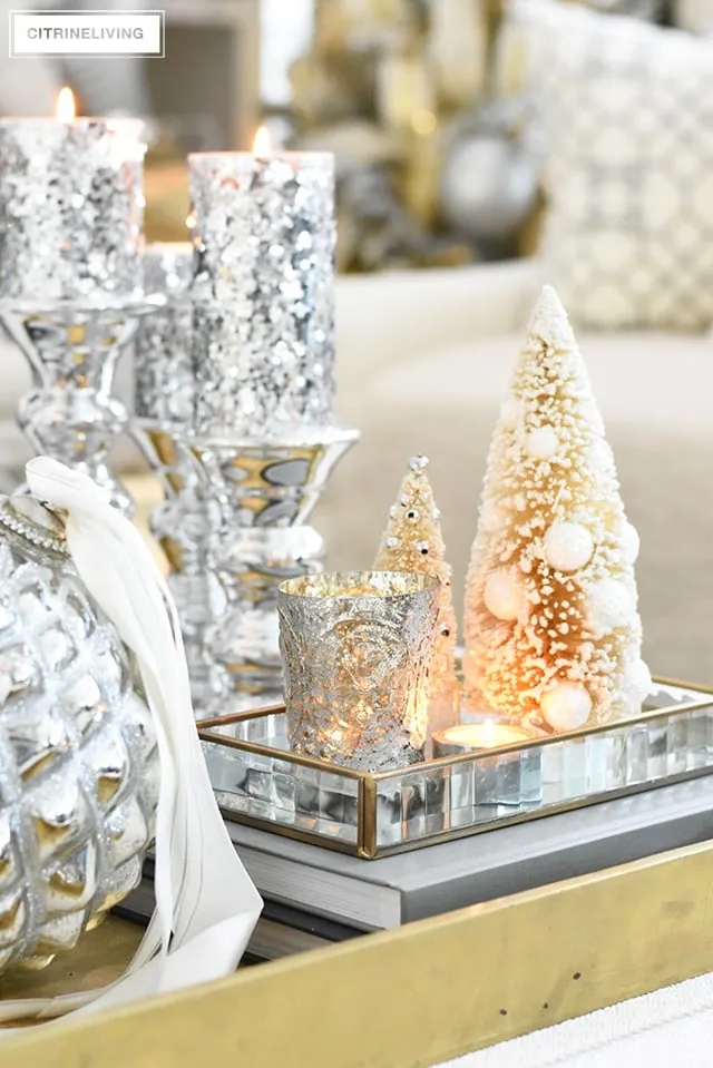 CHRISTMAS LIVING ROOM: GORGEOUS DECOR FROM WALMART!