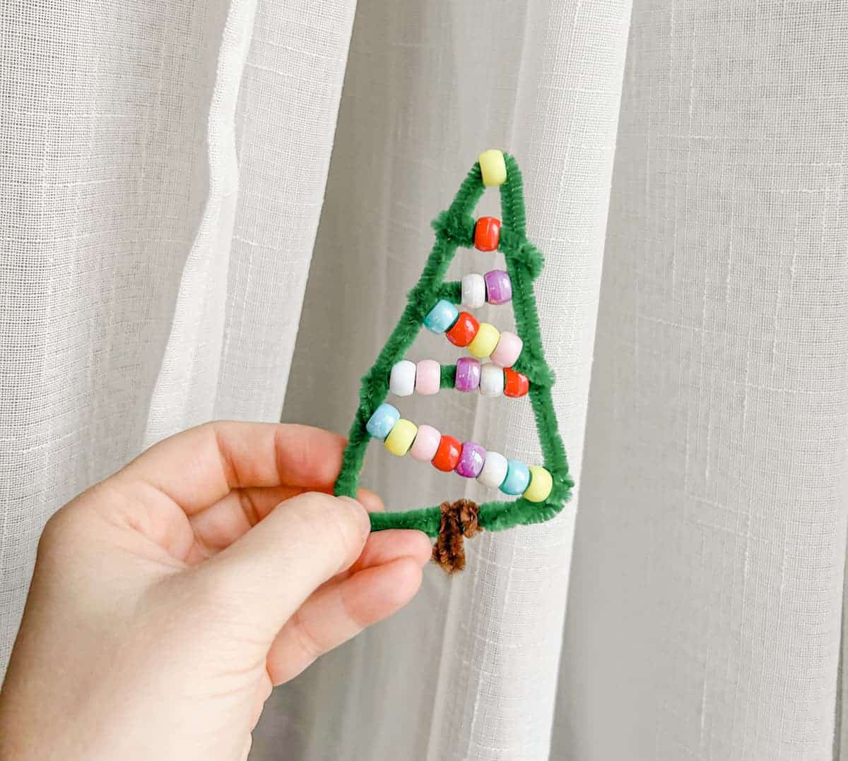 Christmas Ornament Pipe Cleaner How To Make A Pipe Cleaner Christmas Tree Ornament Fox Farm Home