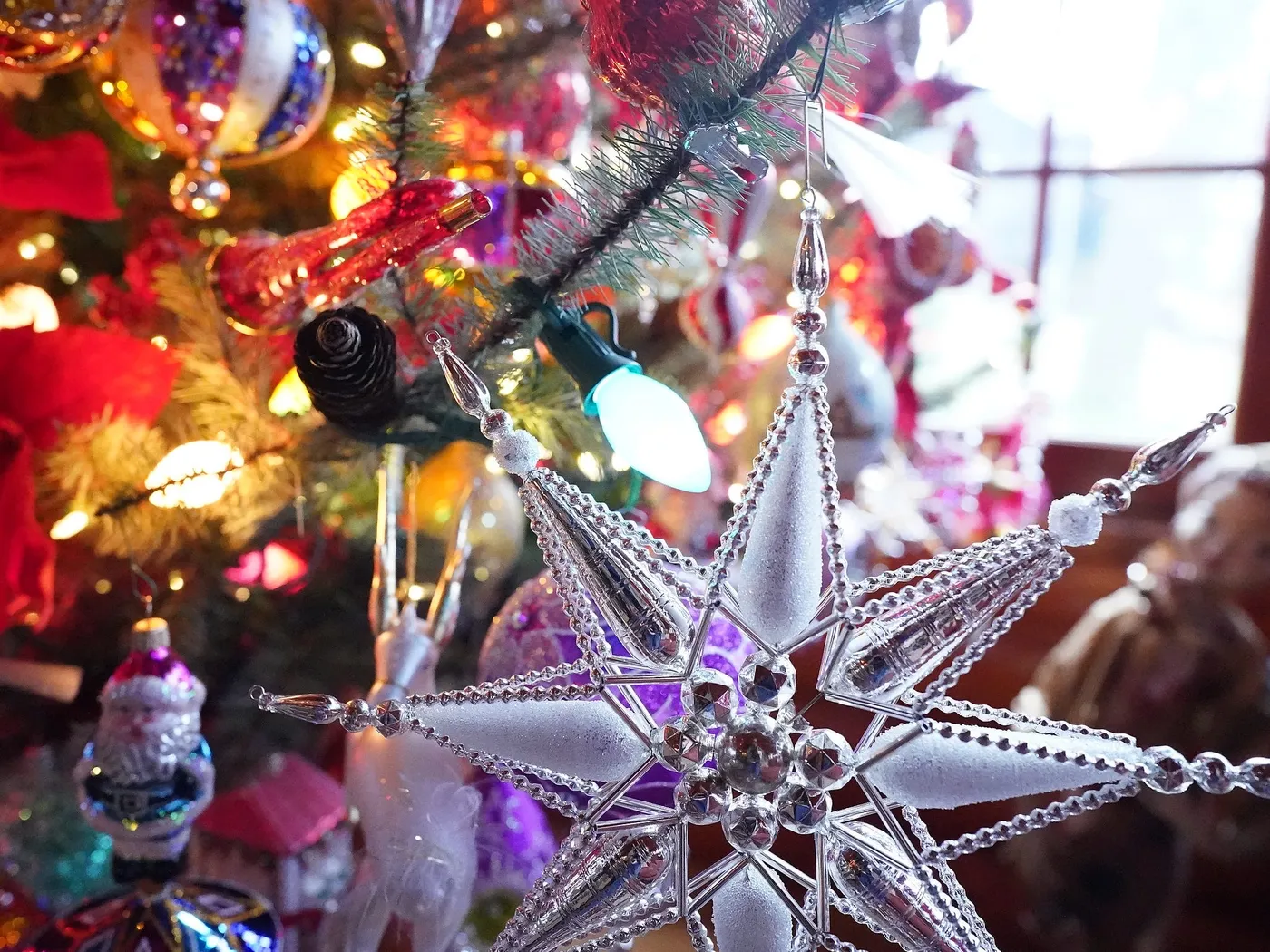 Christmas Ornaments by local designer, Christopher Radko