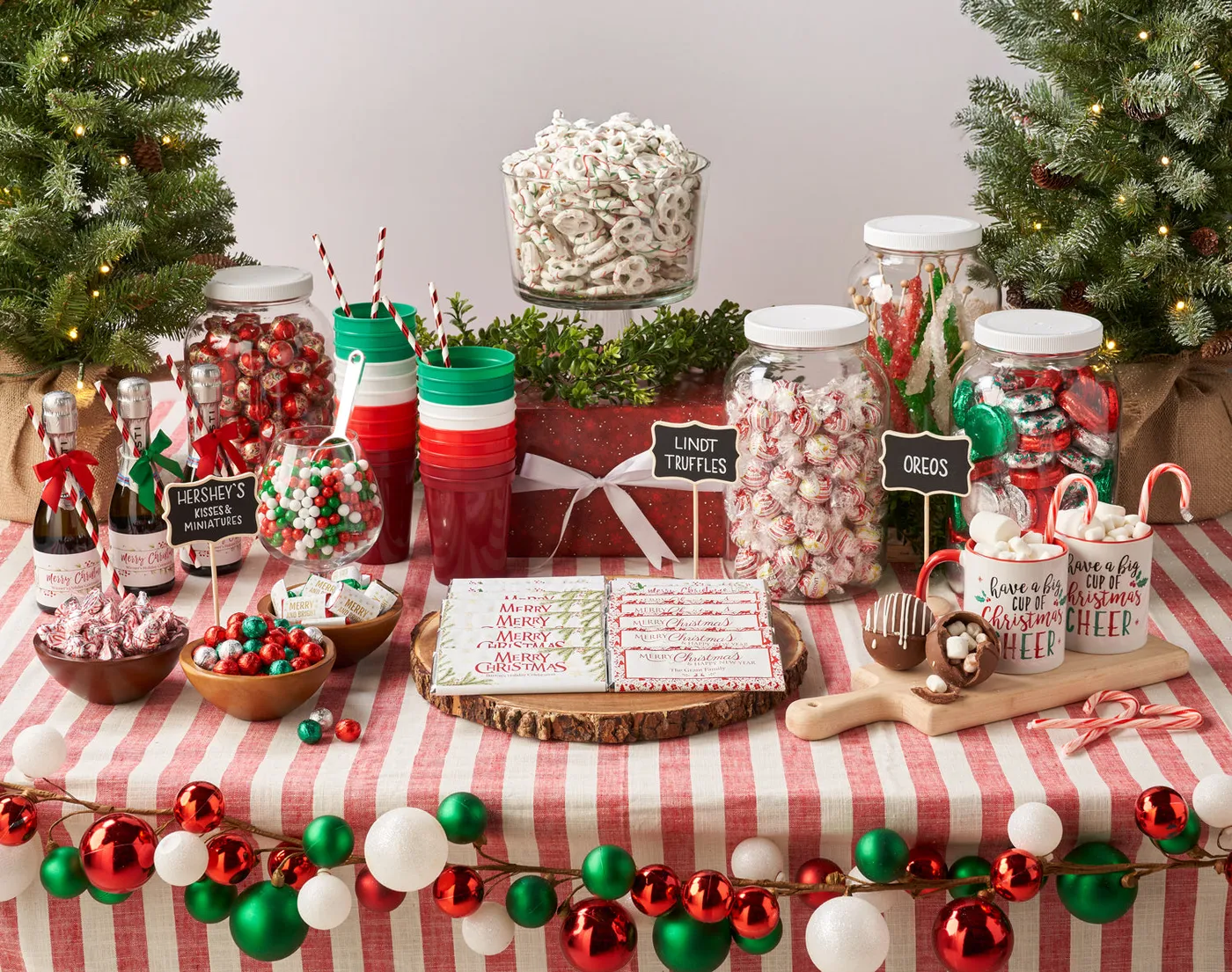 Christmas Party Candy Bar How To Set Up A Hot Chocolate Bar For Your  Holiday Party