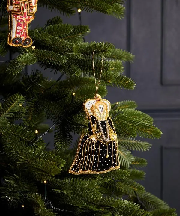 Christmas Queen Elizabeth I Velvet Ornament | Liberty
