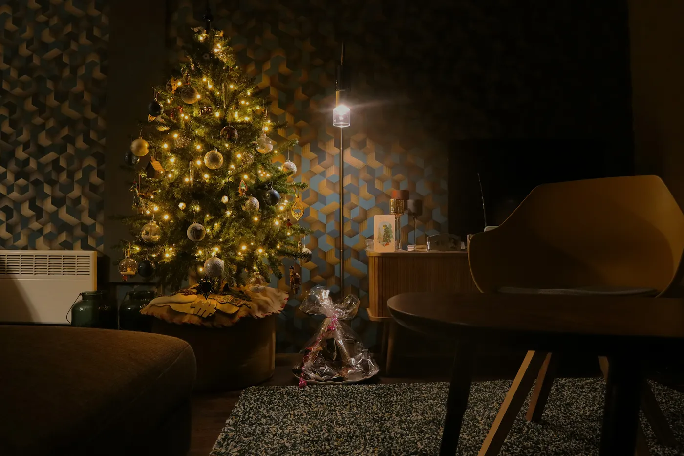 Christmas Scene, Living Room