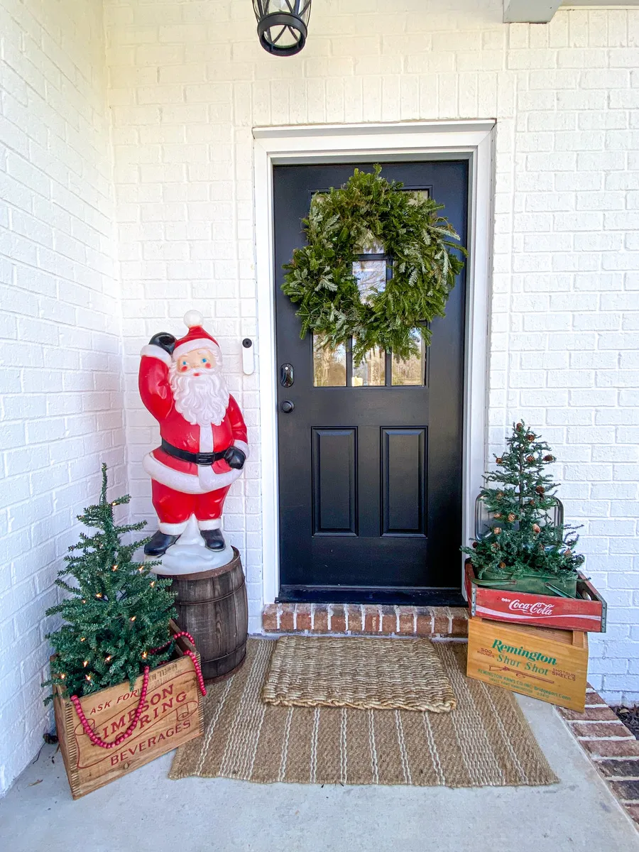 Christmas Side Porch Styling – Brooke Carmean