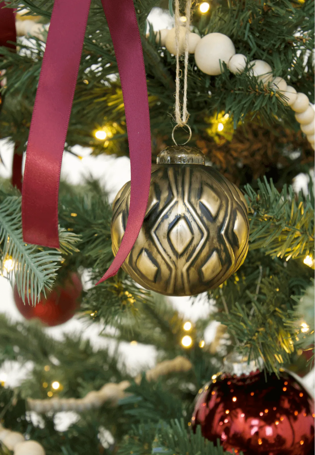 Christmas Tree Decorations Balsam Hill Ornament Set Distressed Bronze Glass Ornament Set (6 Pack) – King Of Christmas