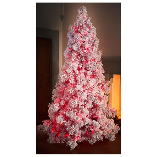 Christmas tree Red Velvet snowy spruce 230 cm, 500 LEDs indoor use | online  sales on HOLYART.com
