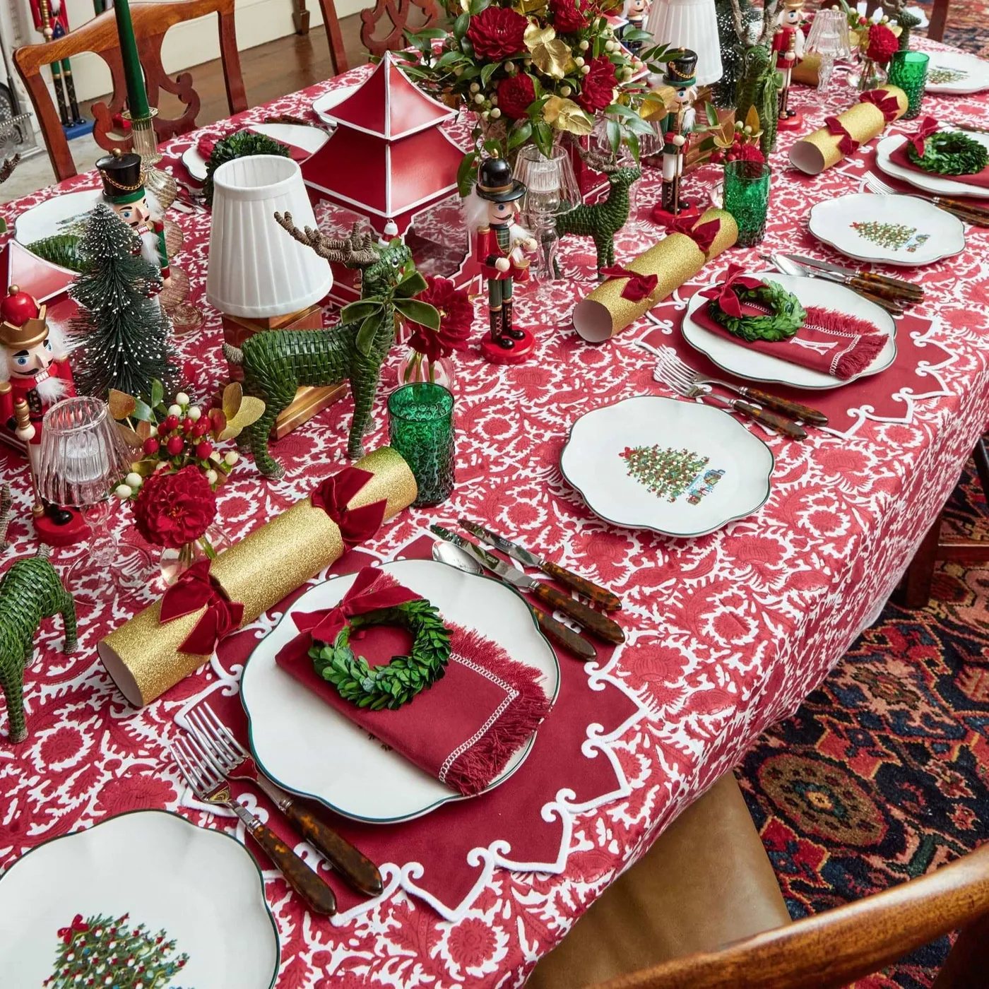 Christmas Tree Starter Plates, Set of 4 | Mrs. Alice