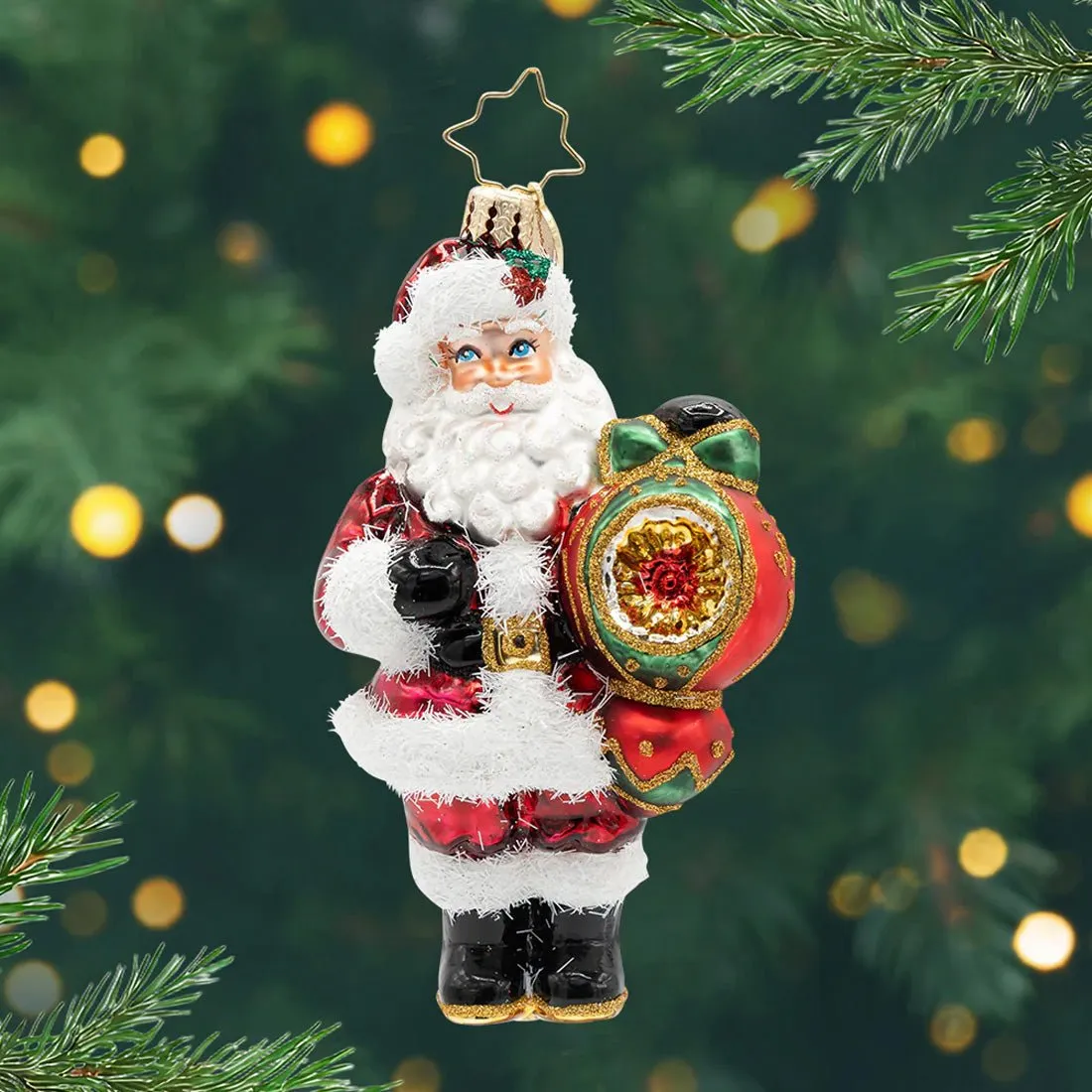 Christopher Radko Santa Ornaments 2026 The Merry Bauble Santa Ornament Christmas Place