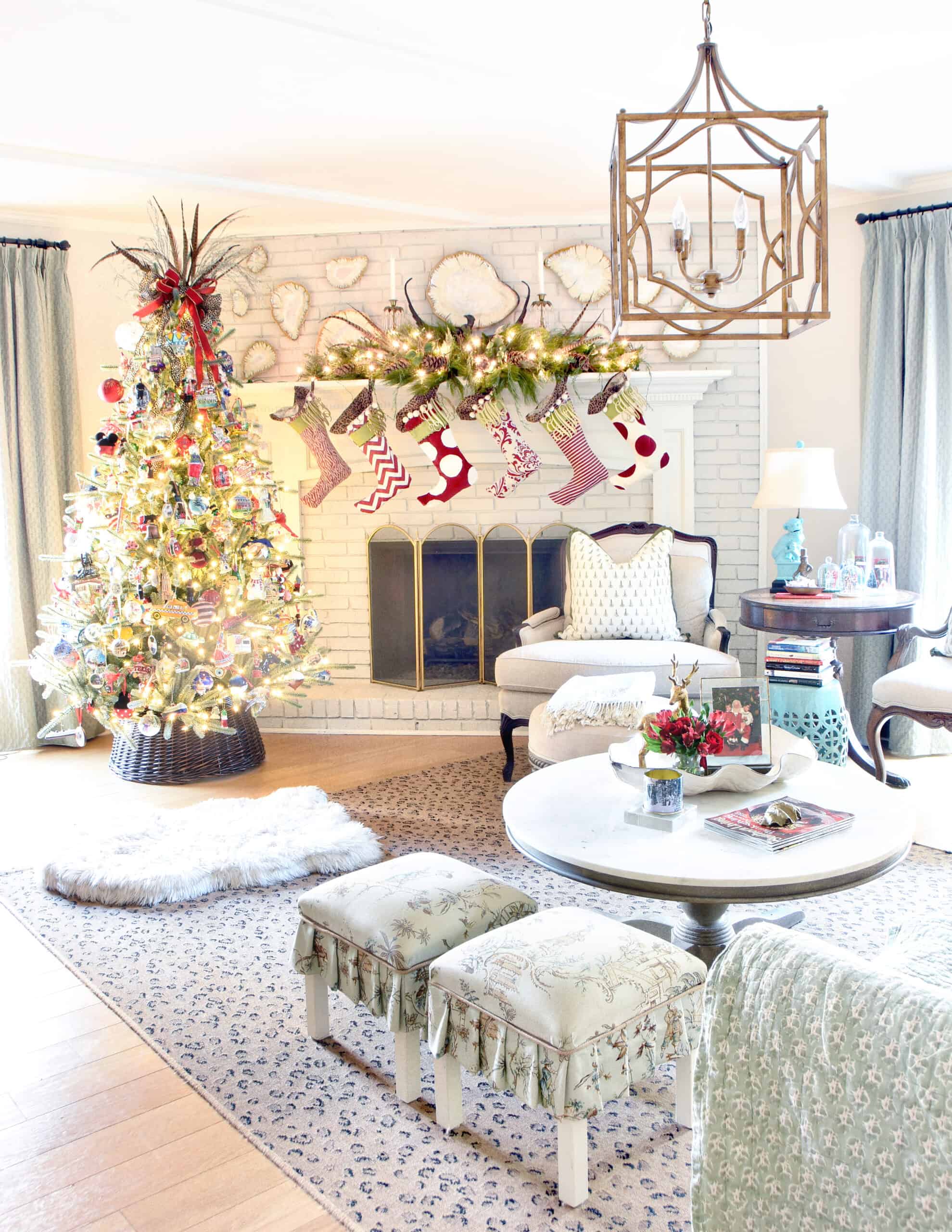 Classic Christmas Home Tour 2024 {The Den} – Dixie Delights
