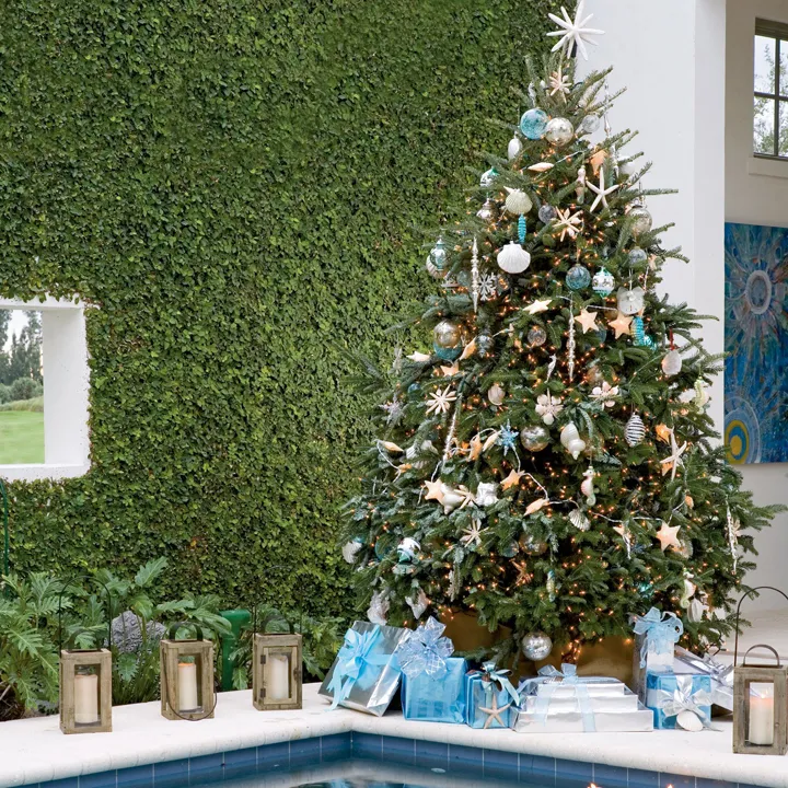 Coastal Christmas Trees | House of Turquoise