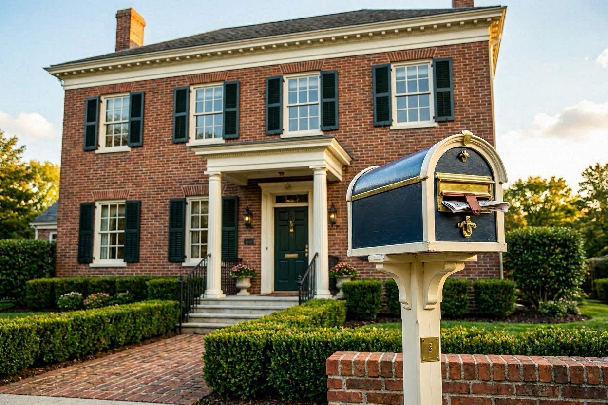 Colonial Style Residential Mailboxes | Timeless Curb Appeal by US Post Company