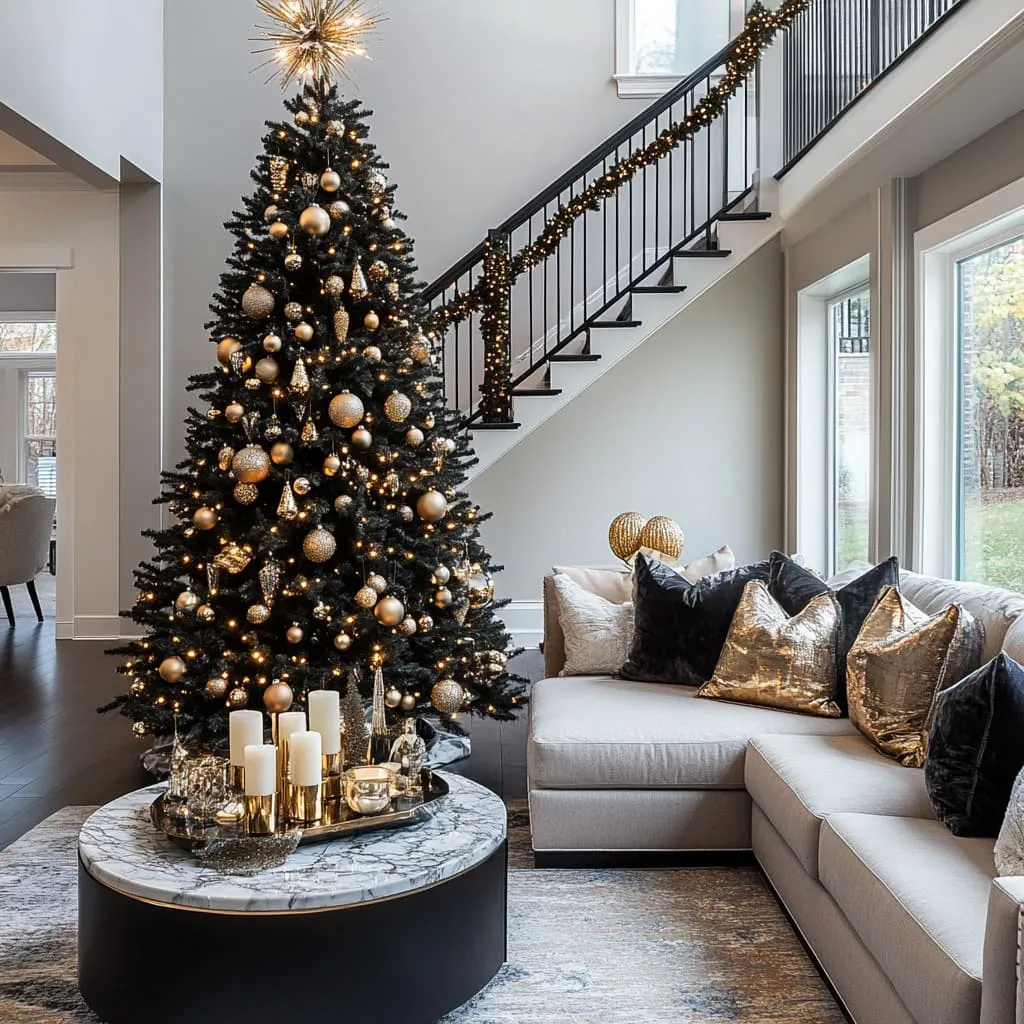Contemporary Christmas Decor Tips for a Stylish Living Room