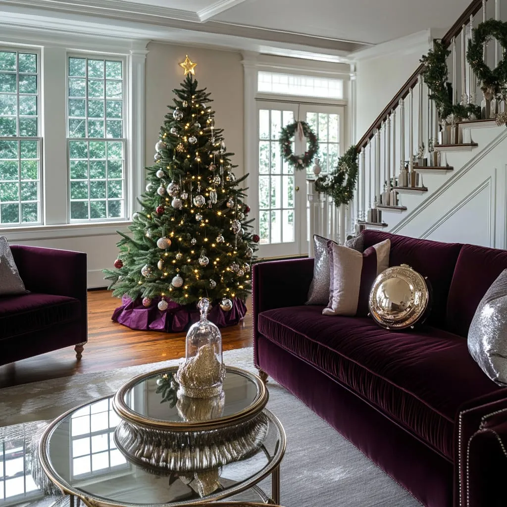Contemporary Christmas Decor Tips for a Stylish Living Room