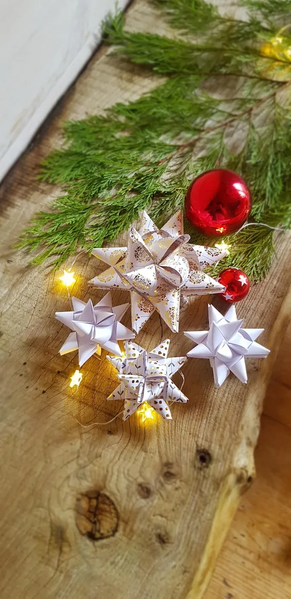 Danish Paper Christmas Ornaments Danish Christmas Paper Crafts Hygge Style