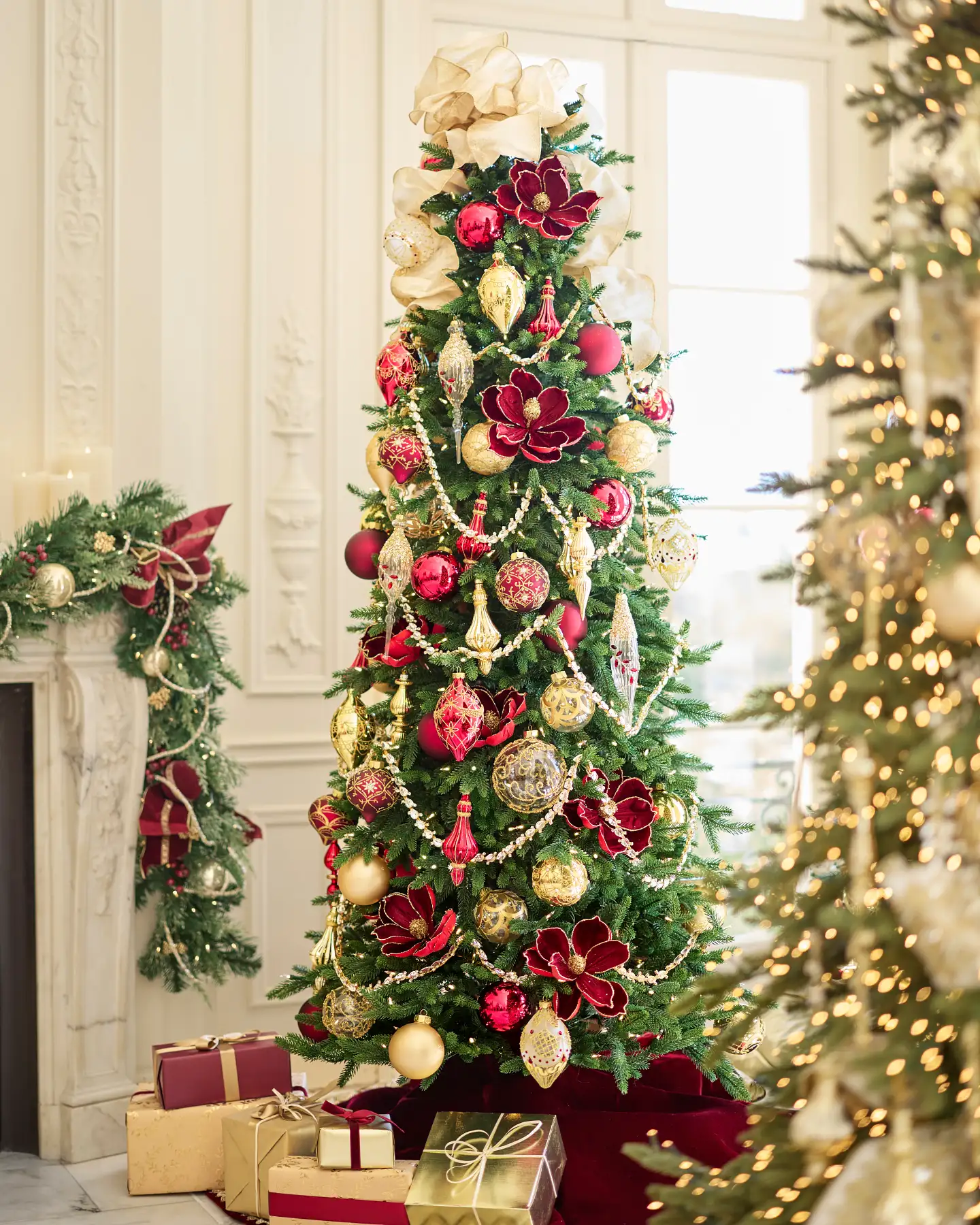 Decoration Christmas Tinsel Garland Rhinestone Christmas Tree Garlands Balsam Hill