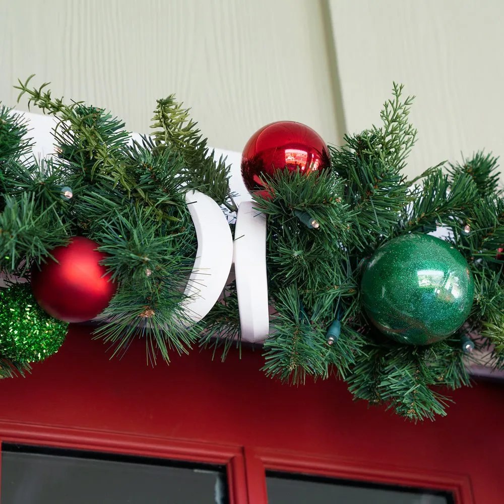 Deluxe Front Door Garland Hanger Brown / 51-81 in.