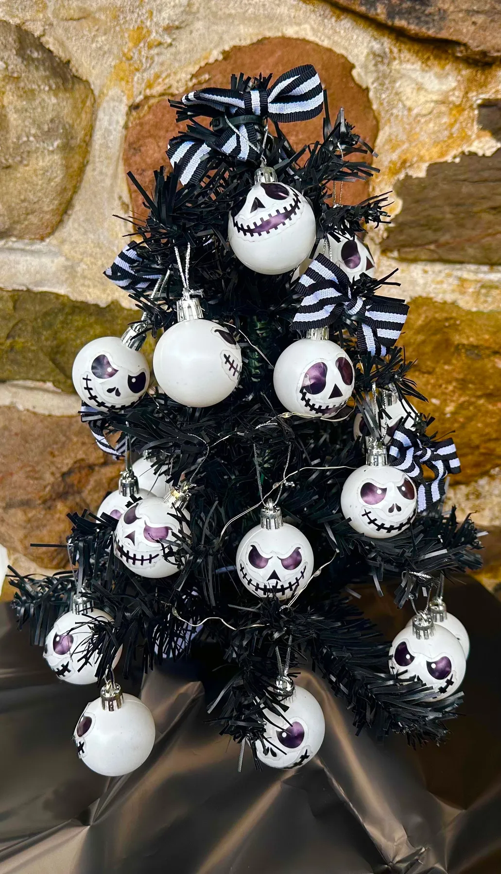 Diy Nightmare Before Christmas Tree Decorations Made Nightmare Before Christmas Ornaments For Our Black Christmas Tree