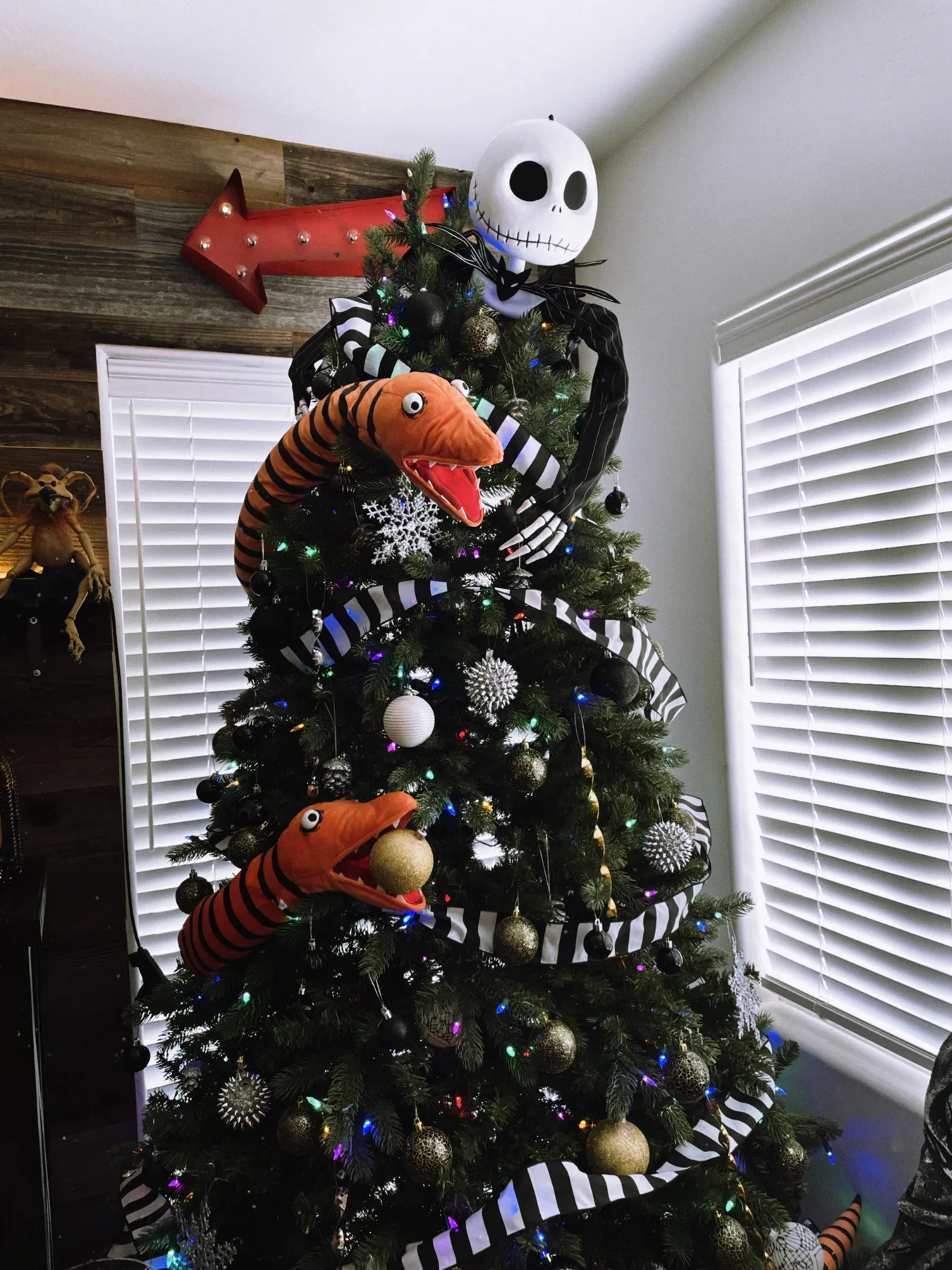Diy Nightmare Before Christmas Tree Decorations Made Nightmare Before Christmas Ornaments For Our Black Christmas Tree