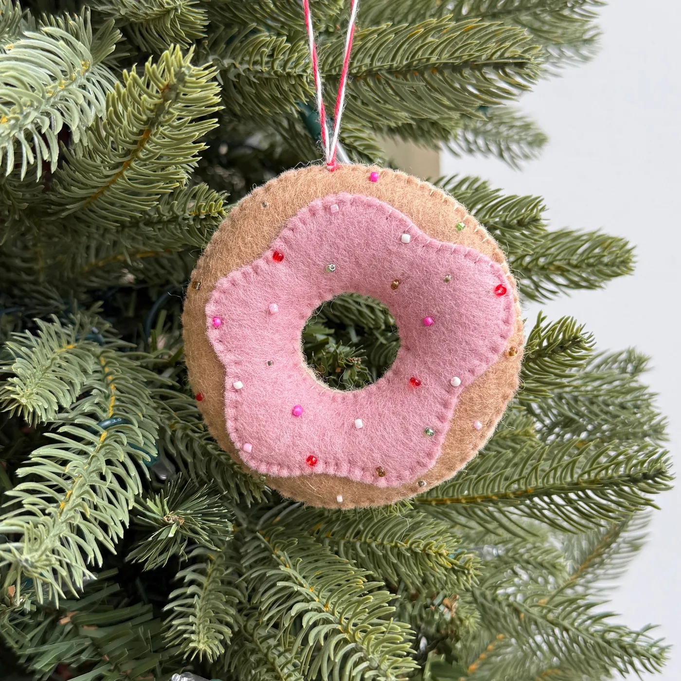 Donut Ornament | Handmade Felt Wool Christmas Ornament | Ornaments 4  Orphans®