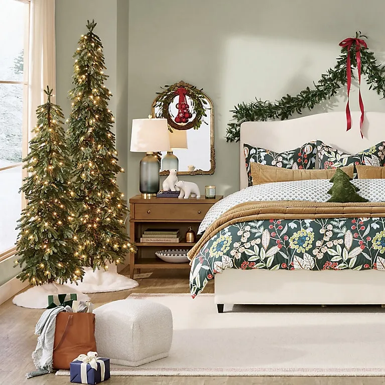 Down Swept Slim Pine Tree, Set of Three | Grandin Road