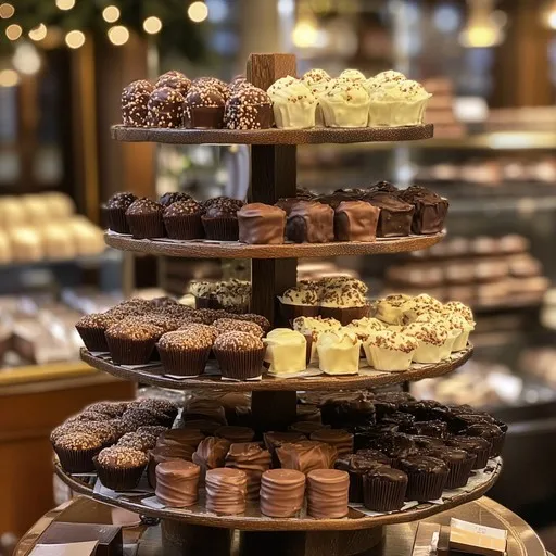 Download Chocolate Display Stand Image - Chocolate, Sweets, Display |  StockCake