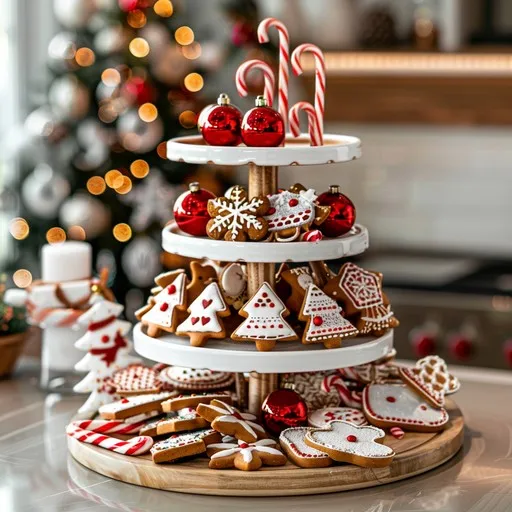 Download Festive Cookie Display Image - Christmas, Cookies, Gingerbread | StockCake