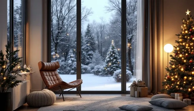 Download Snowy Nordic Sanctuary Image - Minimalist, Scandinavian, Winter | StockCake