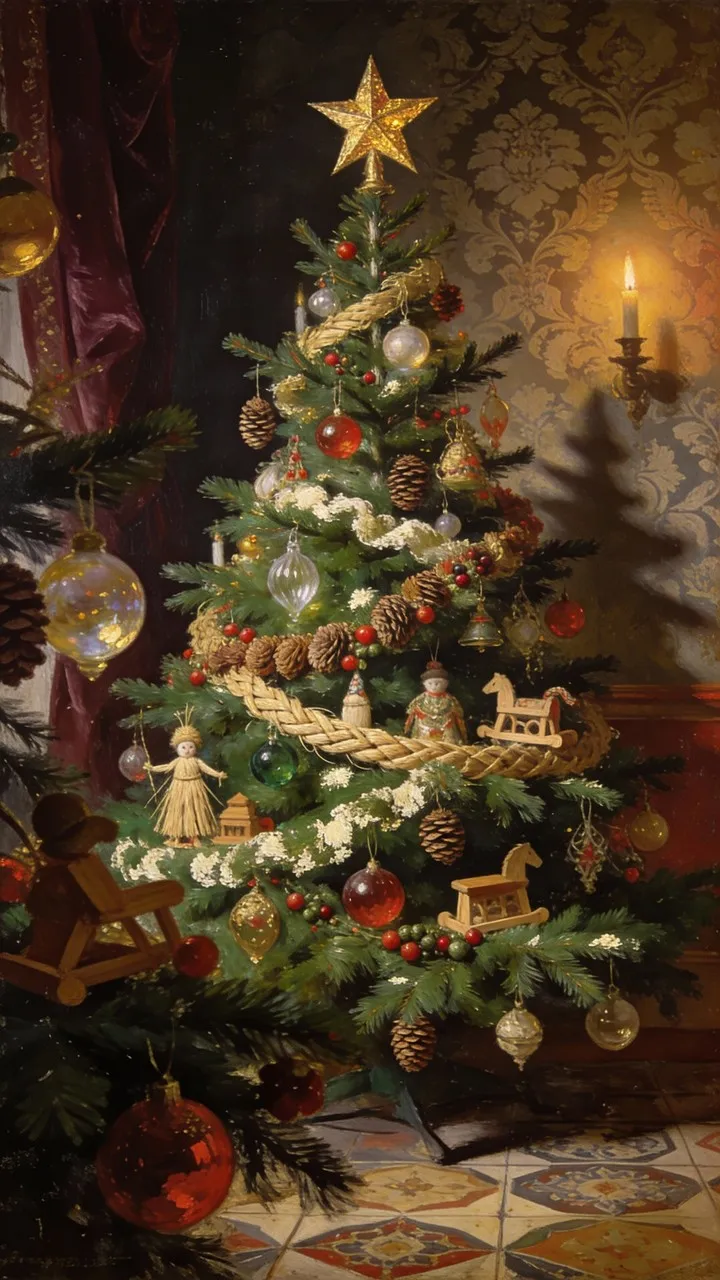 Download Victorian Christmas Elegance Image - Christmas, Victorian, Traditional | StockCake