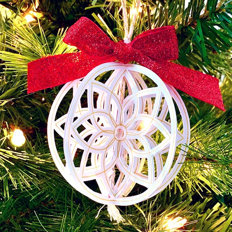 Easter Tree Decorations Cricut DIY Handmade Christmas Ornaments With Cut Paper 100 Directions