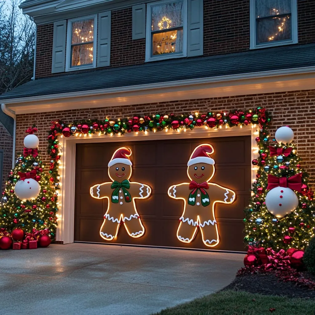 Easy Garage Door Christmas Decorations Using Smart Tech | FH