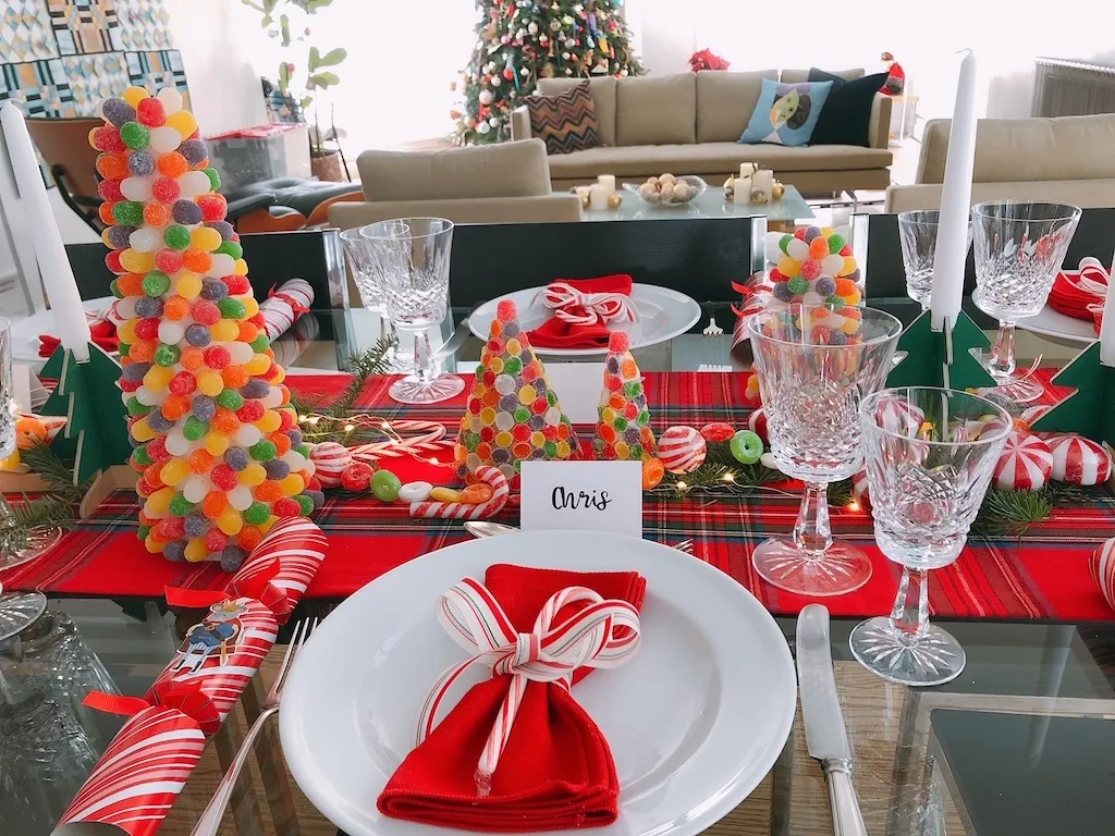 Easy Gumdrop Trees: The Best Christmas Table