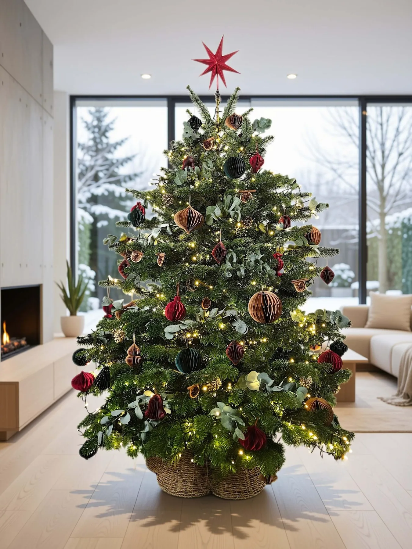 Eco Botanical - Luxury Decorated Christmas Tree | Fir Tree: Dublin Christmas Tree Delivery