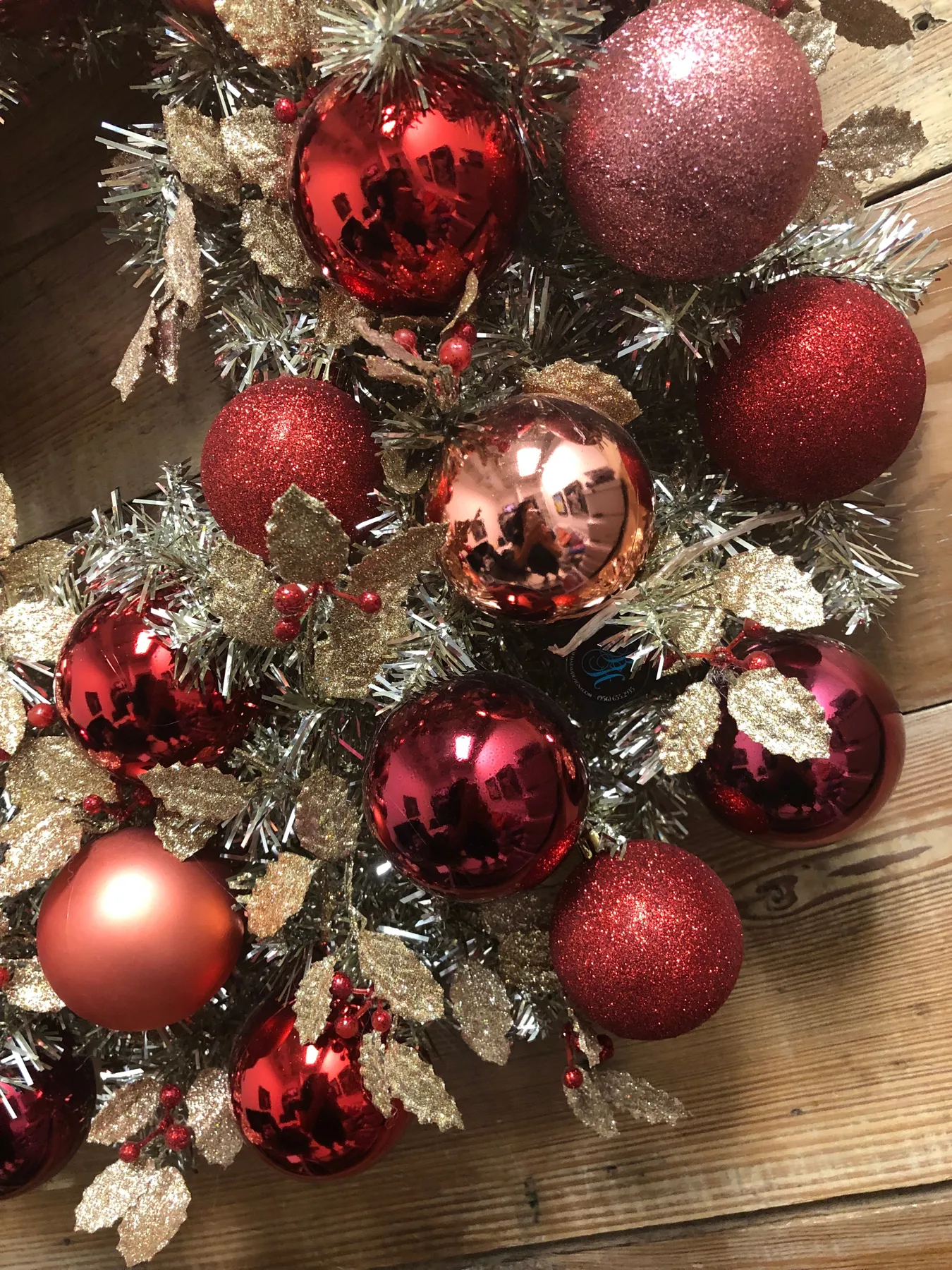 Elegant Christmas Poinsettia Deco Mesh Wreath/christmas Wreath Christmas wreath Gold poinsettia flowers tree maroon ornaments