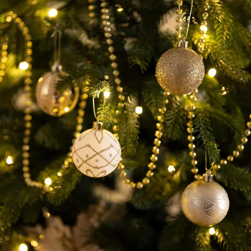 Elegant Christmas Tree Decorations Set The Holiday Aisle® Christmas  Ornaments Set, 30Ct White And Gold Shatterproof Christmas Tree Decorations  Ball Ornaments Bulk, Inches Elegant Hanging Ornaments F