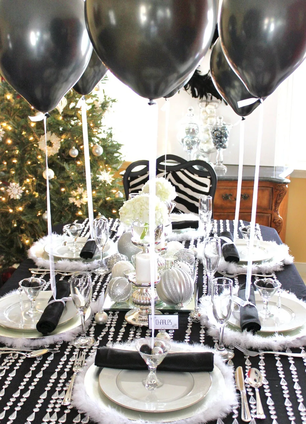 Elegant New Year's Eve Party – At Home With Natalie