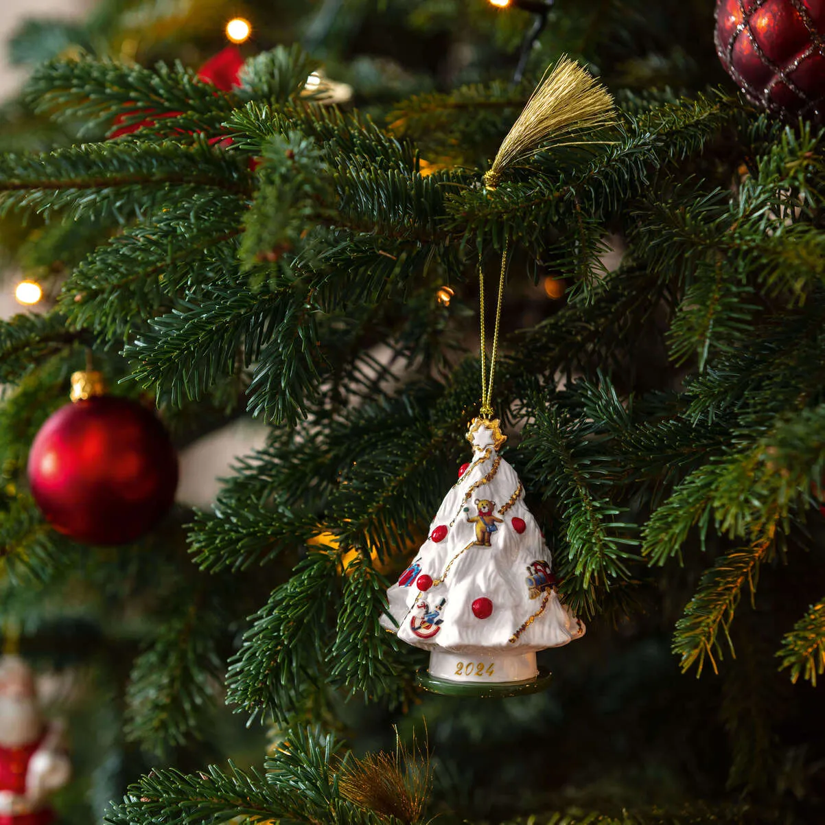 Exclusive Handmade Christmas Ornaments Set of Wood, Hand Christmas Ornaments