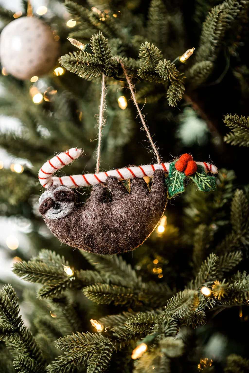 Fair Trade Handcrafted Felt Christmas Ornaments - Welljourn