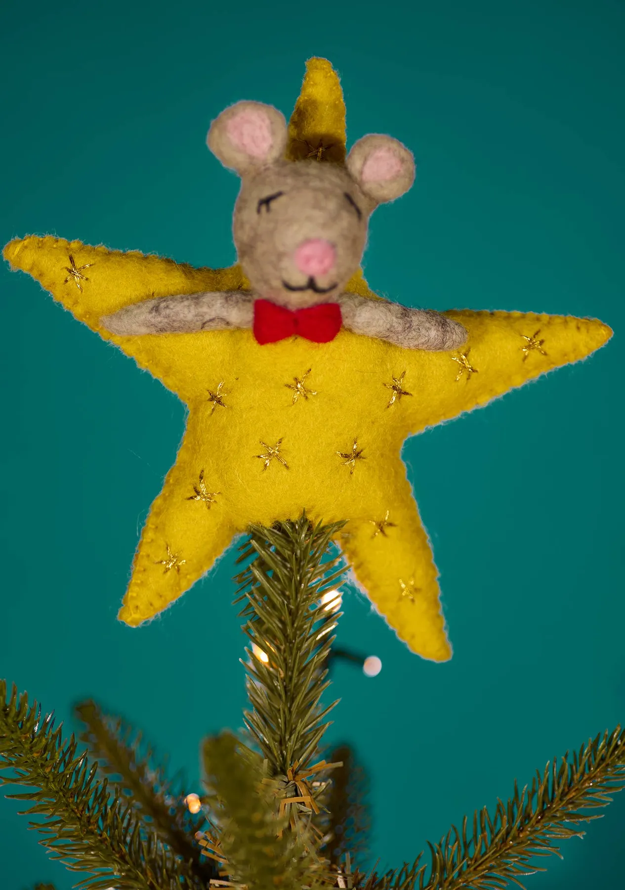 Felt Mouse Star Tree Topper – At Sea