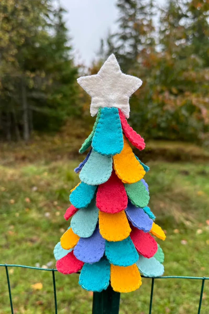 Felt Petal Christmas Tree Kit | Downeast Thunder Farm
