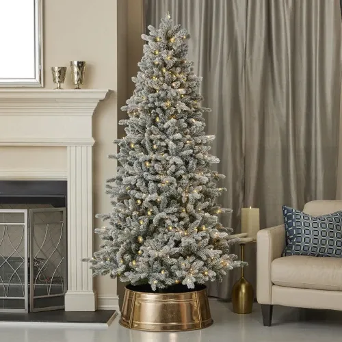 Flocked Christmas Trees | White Artificial Christmas Trees