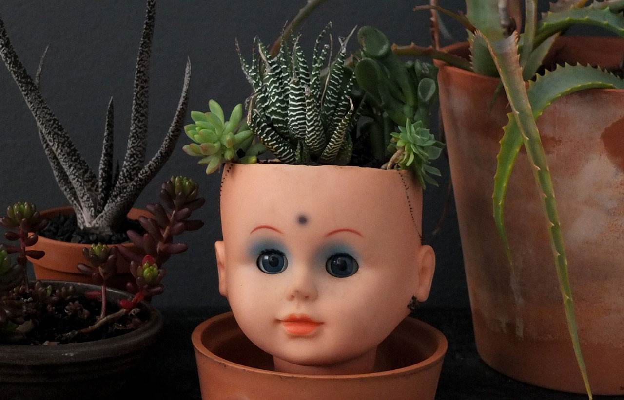frankie exclusive diy: doll's head planter • craft • frankie magazine • frankie magazine • australian fashion magazine online