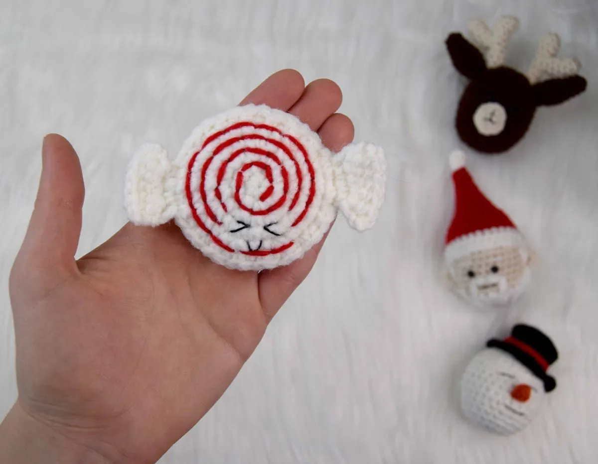 Free Crochet Ornaments- Candy – FurlsCrochet