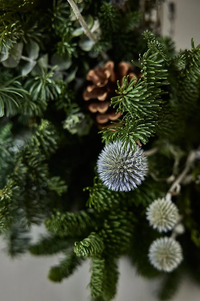 Fresh Evergreen, Lavender + Eucalyptus Wreath | Terrain