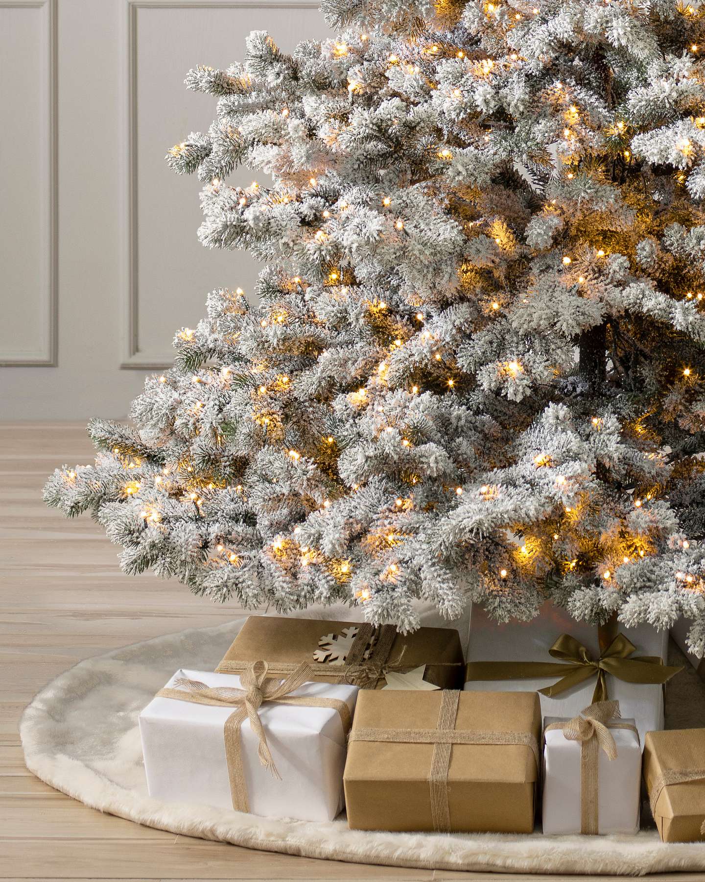 Frosted Yukon Spruce Artificial Christmas Trees | Balsam Hill