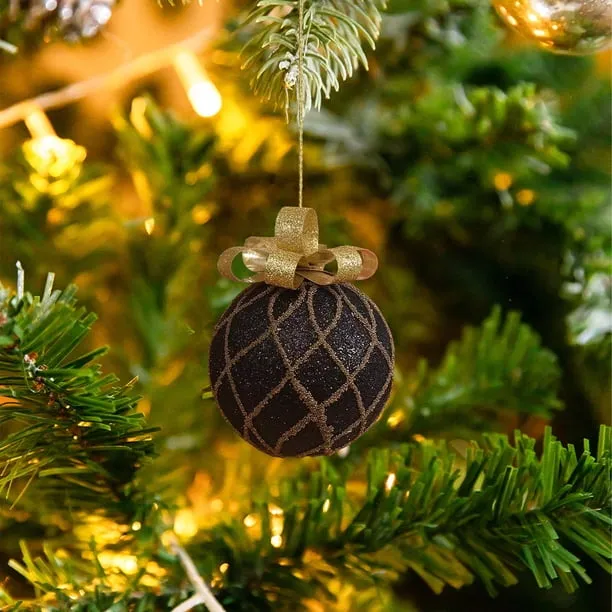 G Black Christmas Decoration Set, Mixed Size Ornaments For Modern Holiday  Theme, Gothic Style Tree Home Decor - Walmart.ca
